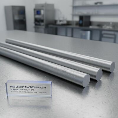 Low Density Magnesium Alloy Rod Durable Lightweight Bar Ideal untuk aplikasi industri dan komponen struktural