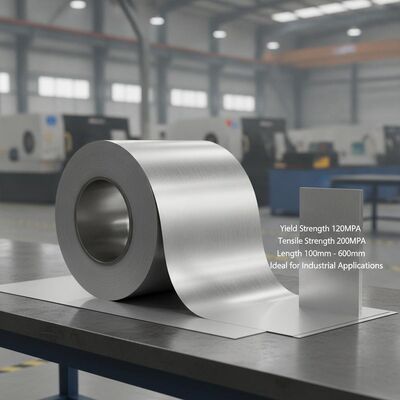 Kekuatan Luluh 120MPa Lembaran Paduan Magnesium Kekuatan Tarik 200MPa Panjang 1000mm 6000mm Ideal untuk Aplikasi Industri