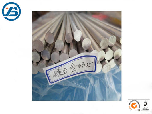 AZ91D Metal Billet Extrusion Bar Dalam Stok Magnesium Alloy Bar / Rod